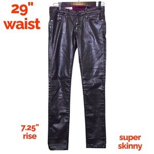 AG Adriano Goldschmied - Women's Legging Super Skinny Jean - Burgandy 29" waist